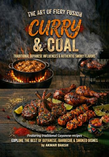 Curry & Coal by Akmar Baksh: book cover featuring curries, grilled meats, and smoky barbecue